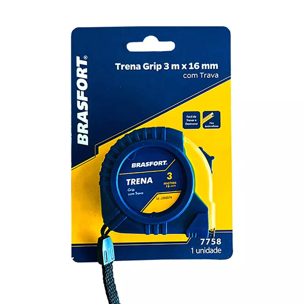 Trena Emborr. Grip Com Trava  3m X 16m 7758 Brasfort